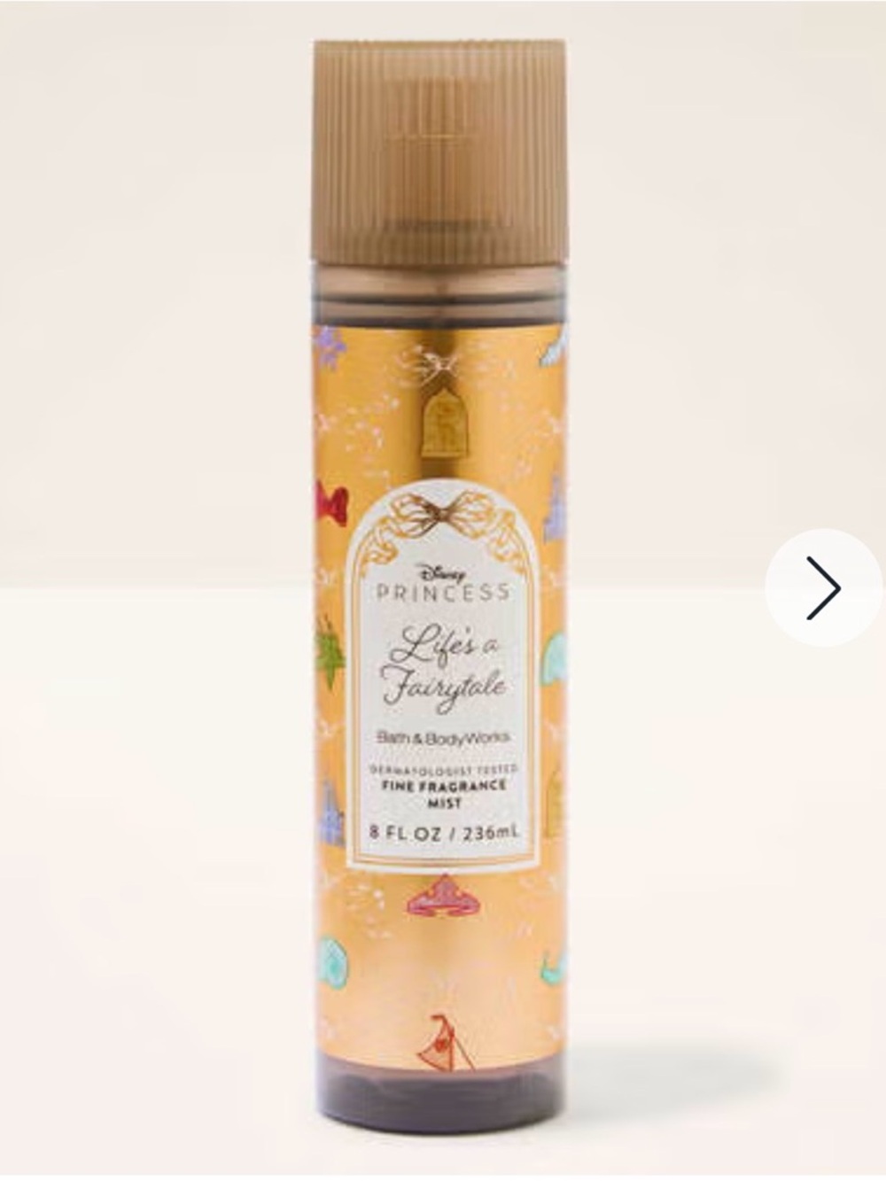 New Bath & Body Works 8oz Life's a Fairytale Disney Princess Fine Fragrance Mist